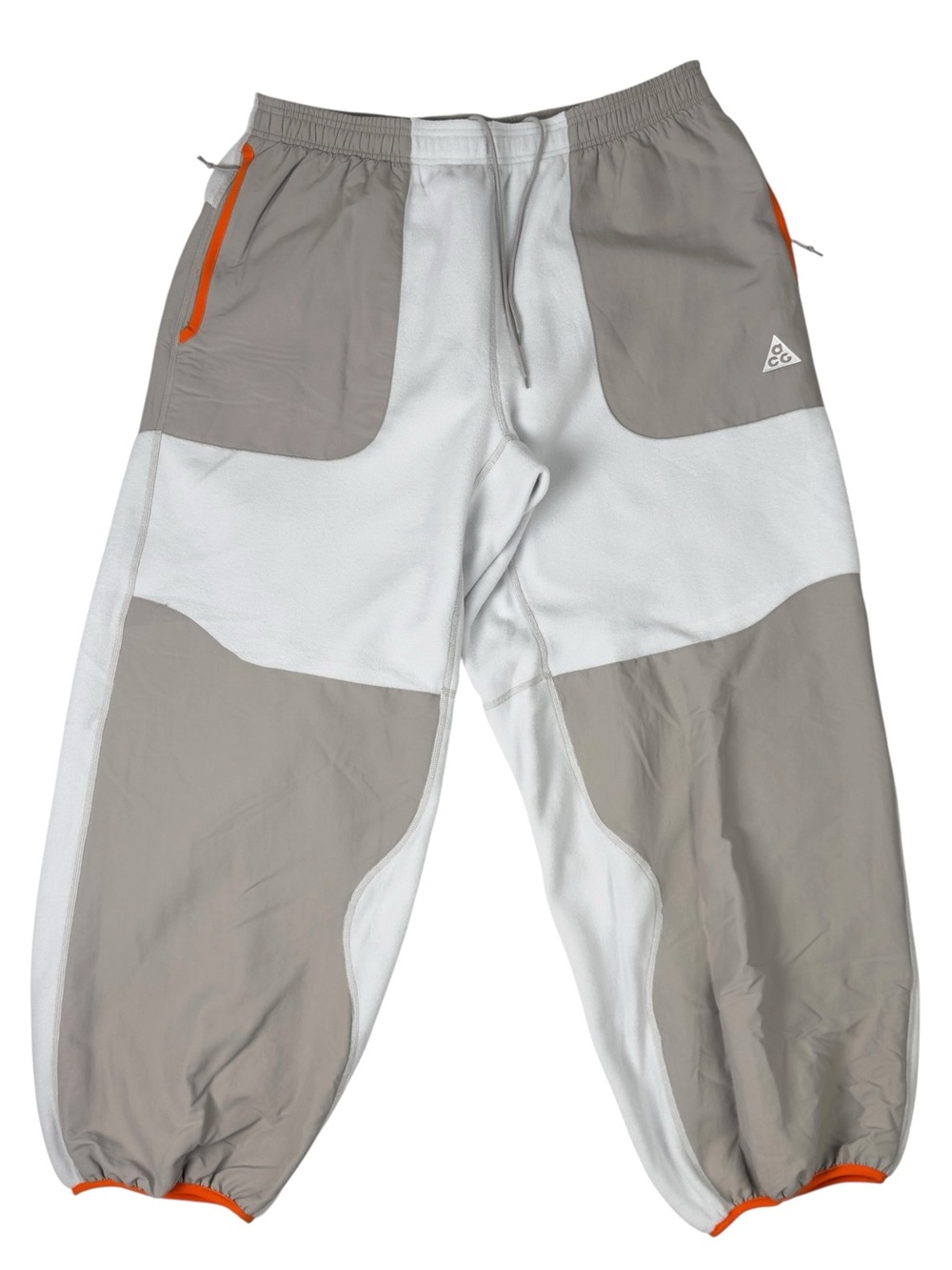Nike ACG Wolf Tree Plus Polartec Mens L Fleece Pants Photon Dust Grey